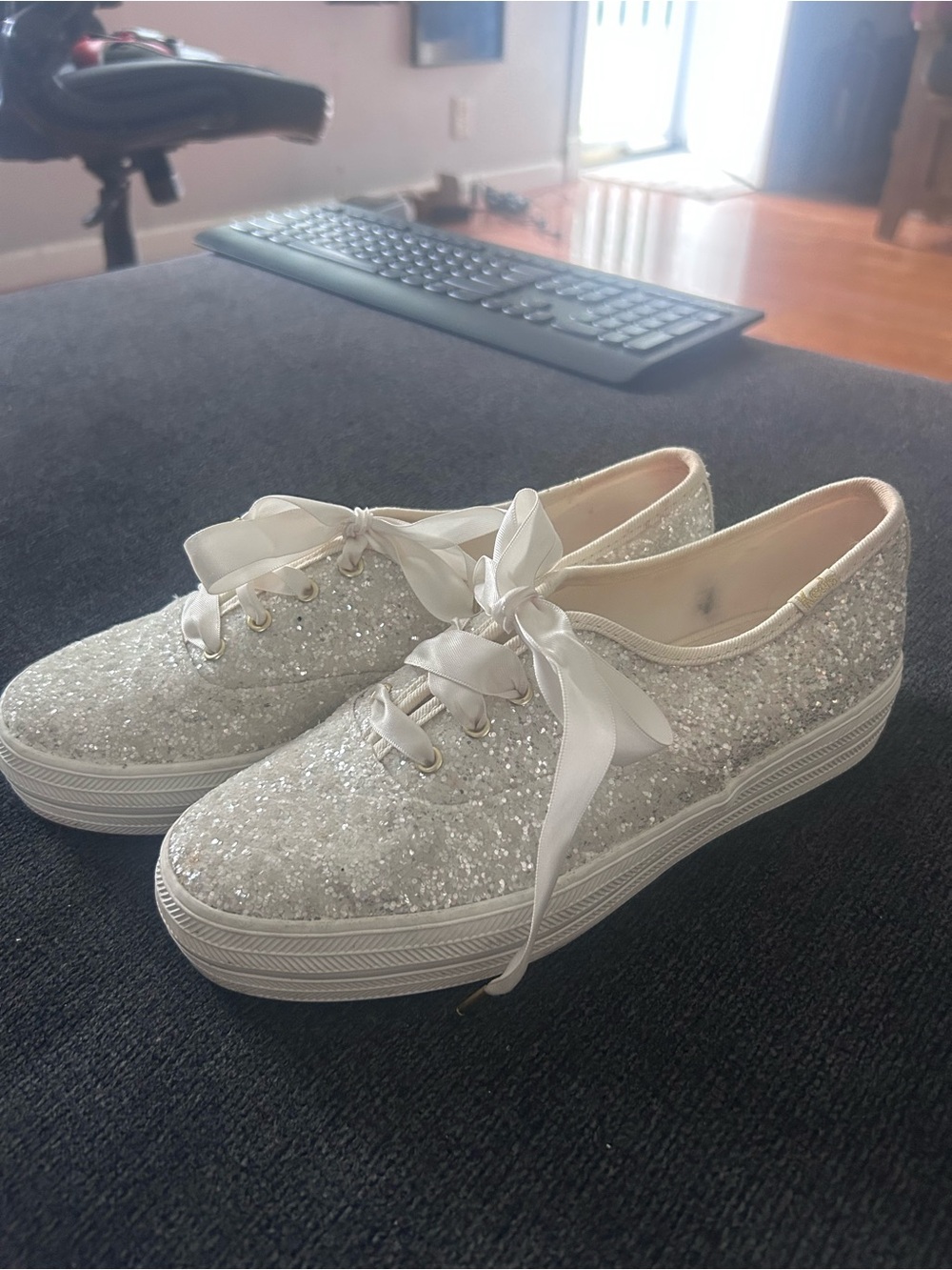 Keds Kate Spade Glitter Sneakers